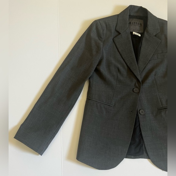 Bitten By Sarah Jessica Parker Gray Blazer SZ Small 🩶 - Picture 2 of 12